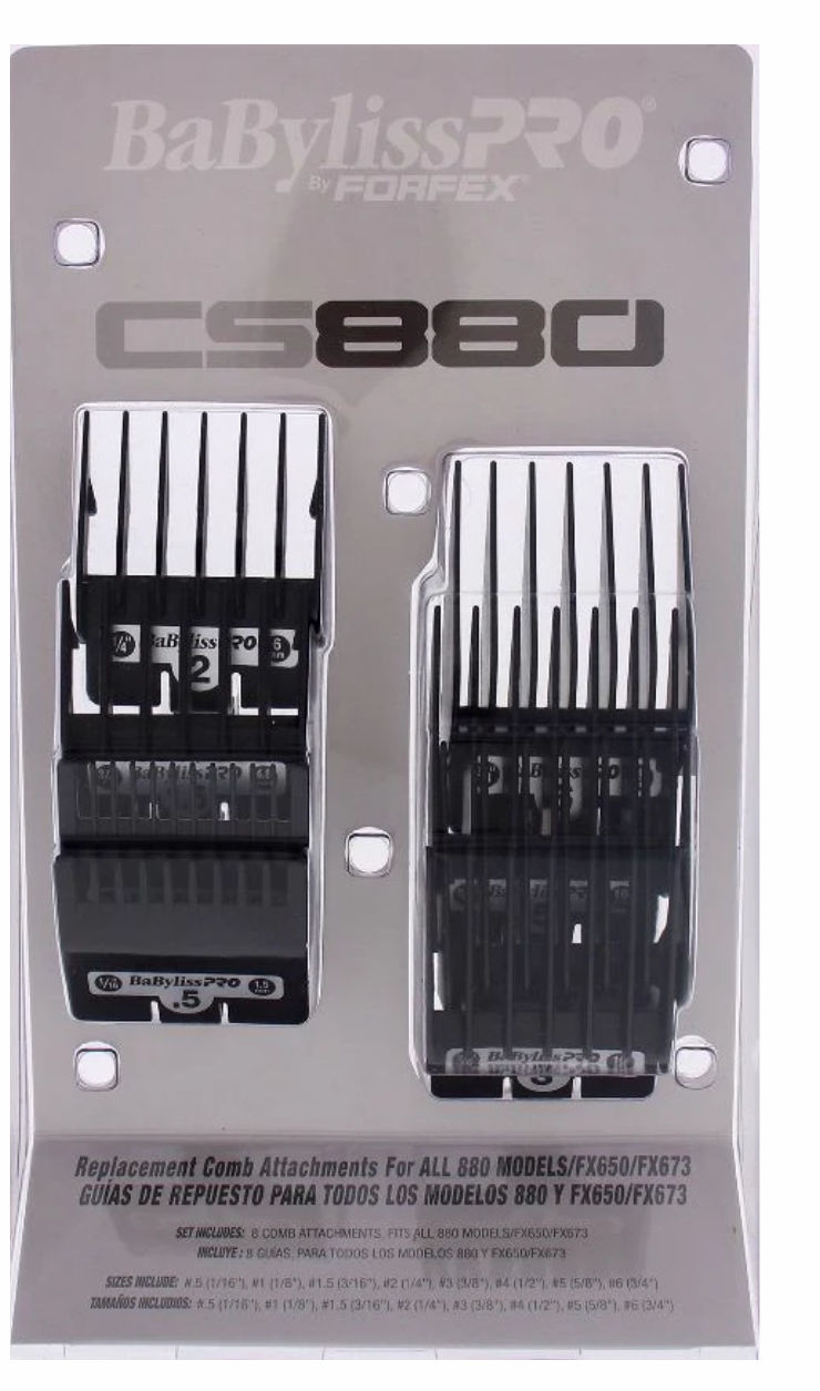 BABYLISS PRO ATT/COMB 8 PC SET