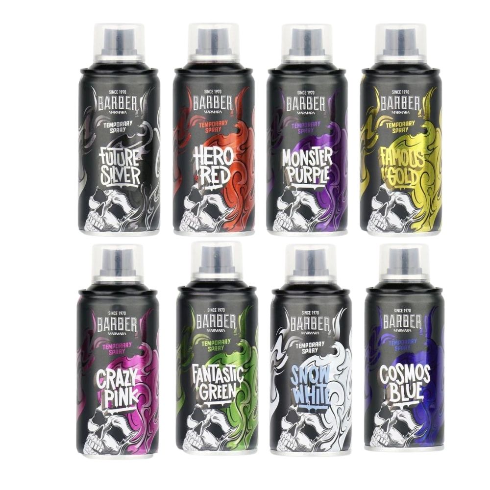 Marmara Barber Hair Color Spray Mix 8 Colors