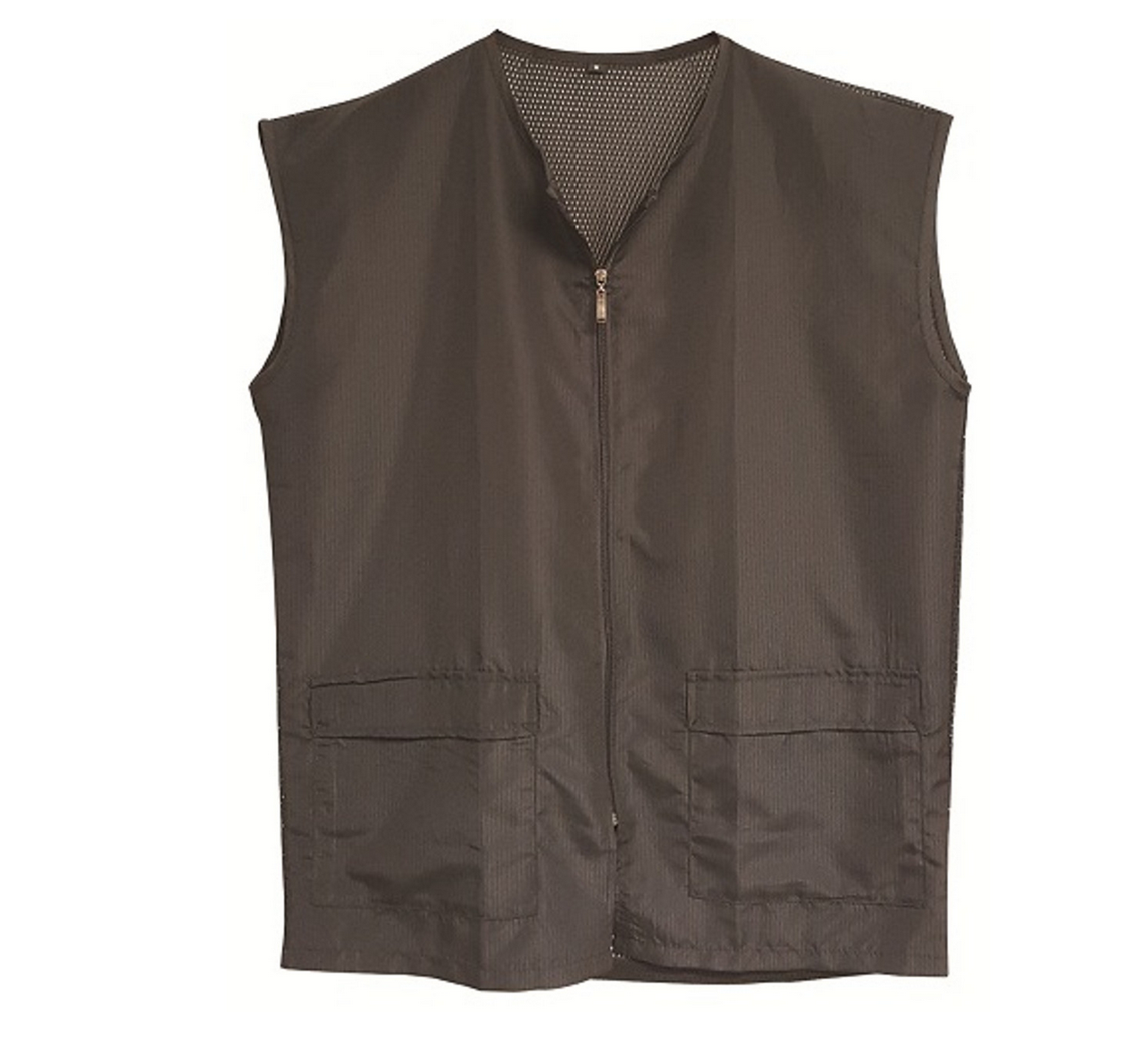 Black Ice Barber Mesh Vest Black Size Large