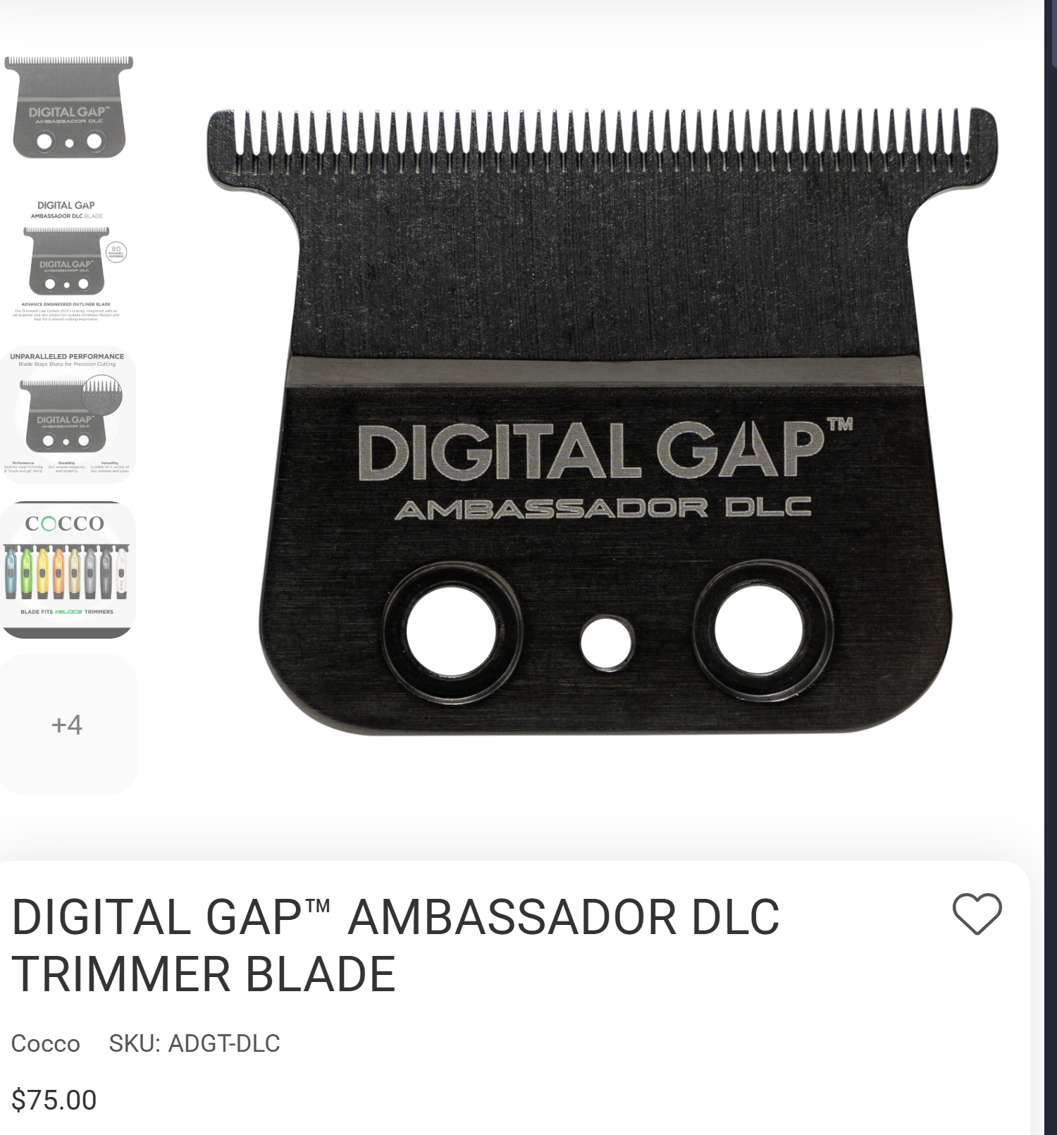 DIGITAL GAP™ AMBASSADOR DLC TRIMMER BLADE
