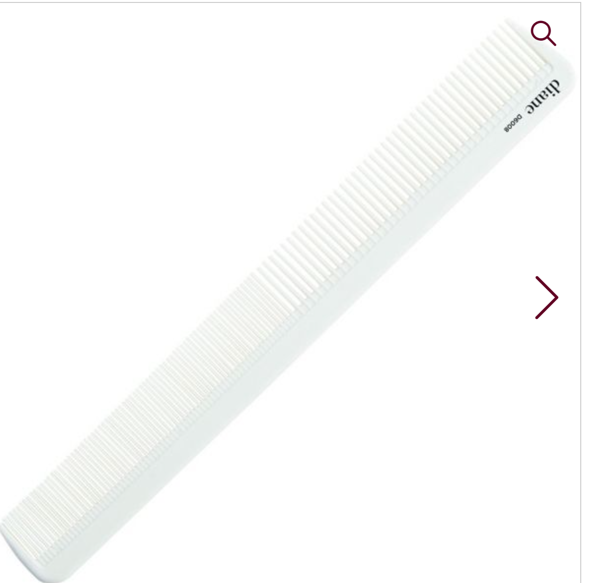 Diane Cutting Comb 8-3/4" - White #D6008