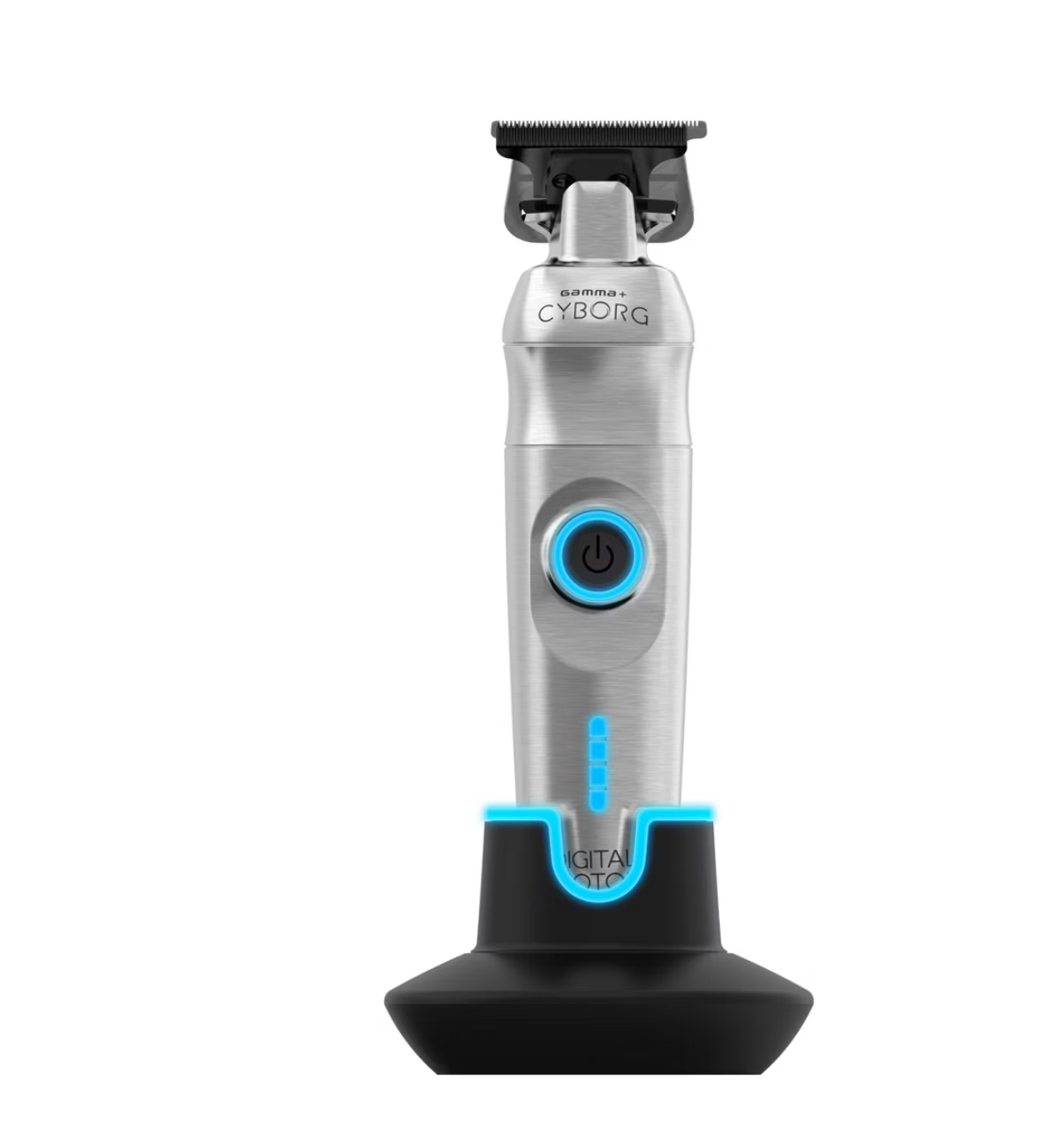 GAMMA+ Cyborg Professional Metal Hair Trimmer with Digital Brushless Motor