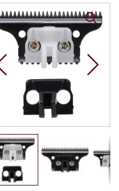 Gamma+ Replacement Black Diamond Moving Trimmer Blade - Shallow Tooth Blade #GPMBDSE