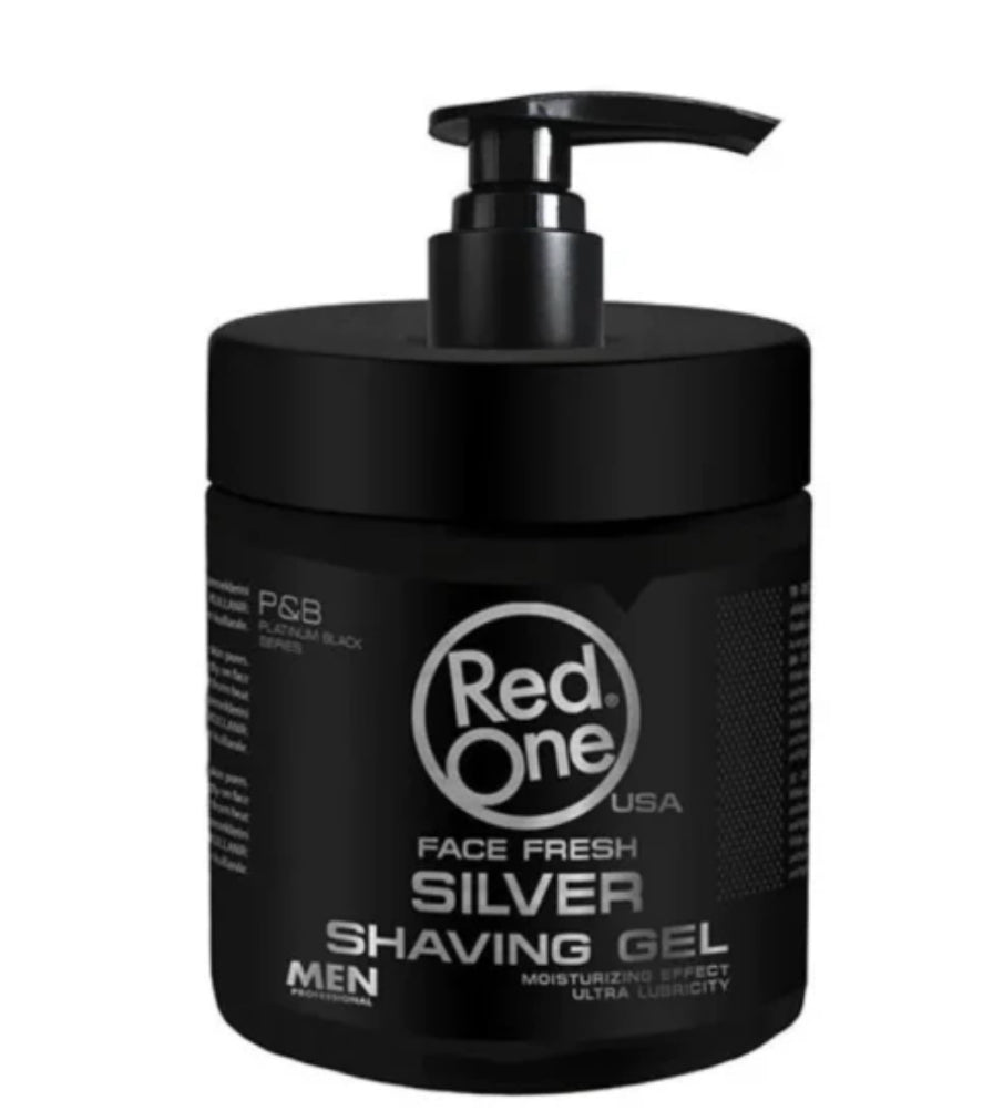 Red One Shaving Gel Silver 33.8 oz / 1000 m