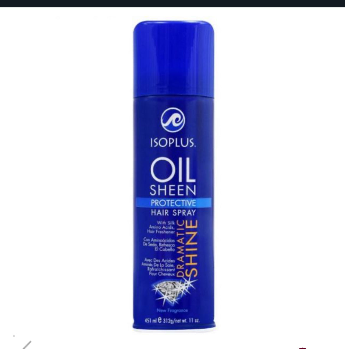 Isoplus Oil Sheen Hair Spray 11 oz
