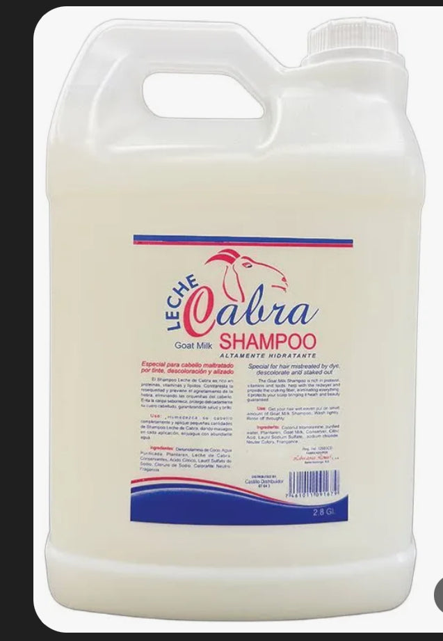 Shampoo leche de cabra 2.8 galones