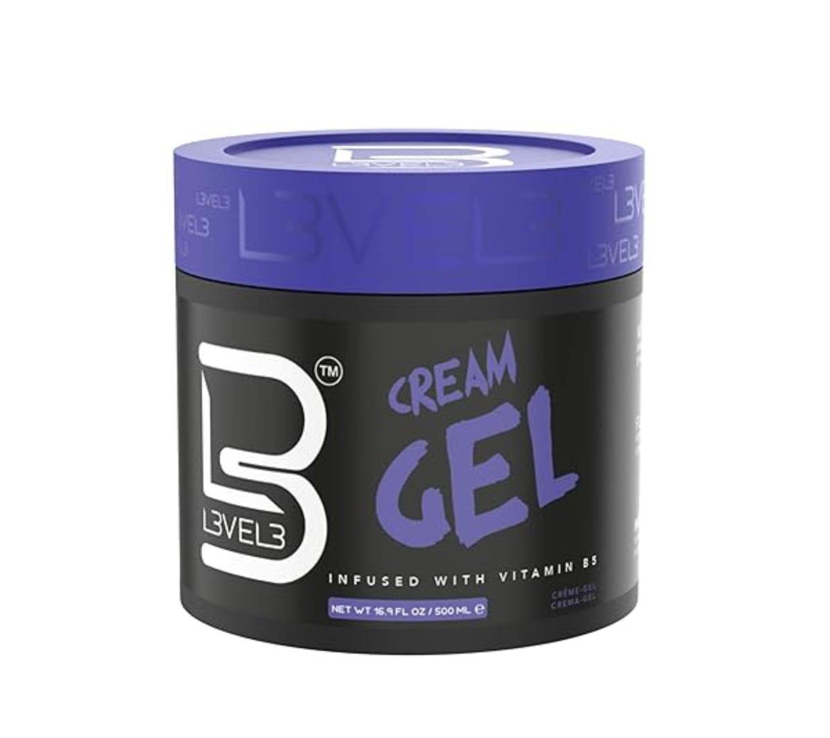 L3 Level 3 Cream Gel - Provides Volume and Medium Hold - With Vitamins to Nourish and Protect Hair Level Three Mens Hair Styling Cream