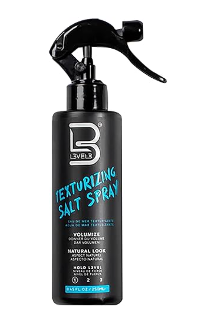 L3 Level 3 Sea Salt Texturizing Spray - Creates Beachy Waves and Texture - Casual Hair Finish