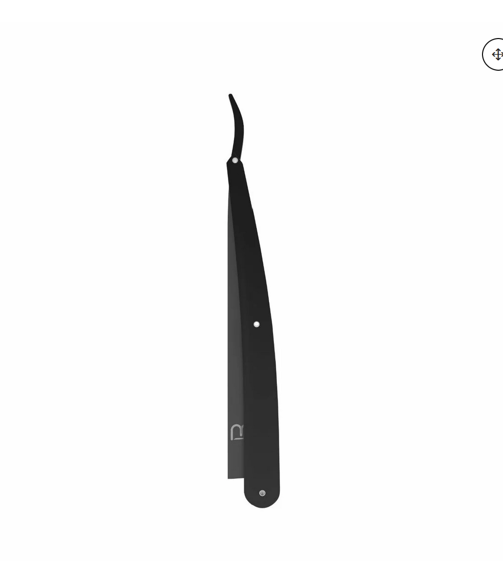 L3VEL3 Straight Professional Razor - Black