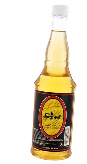 Lustray Coachman After Shave Lotion, Instantly Cools, Tones, Refreshes The Skin After Shaving 14 fl oz