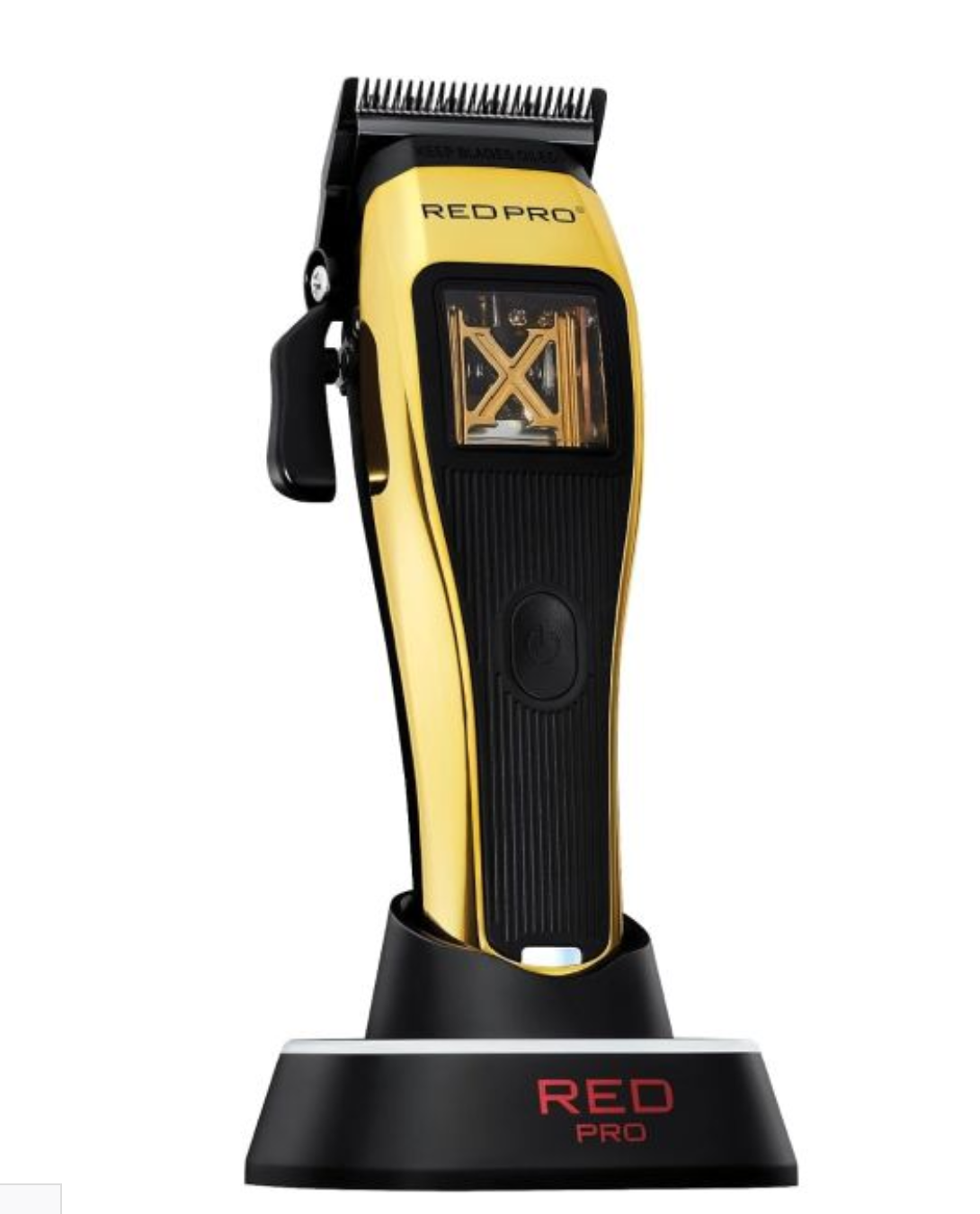 Red Pro X-King Vector Motor Cordless Clipper - Gold