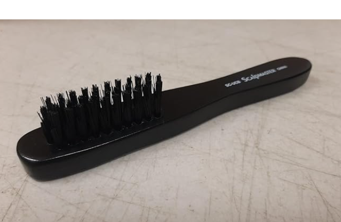 Scalpmaster Black Nylon-bristled Clipper Cleaning Brush