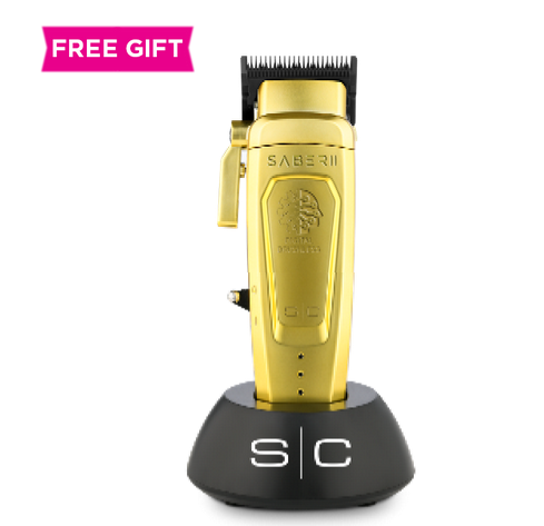 Saber 2 Professional Hair Clipper with EON Digital Brushless Motor GOLD