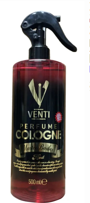 Venti Aftershave Cologne Master Barber - 500ml RED ROJO