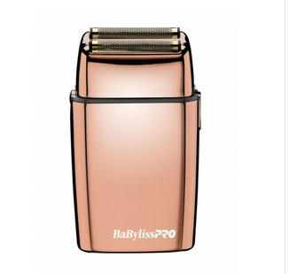 BaBylissPRO Cordless Metal Double Foil Shaver RoseGold FoilFX02 FXFS2RG