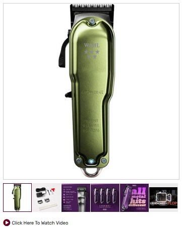 Wahl 5 Star Legend+ All-Metal Cord/Cordless Clipper - Green #3027401 (Dual Voltage
