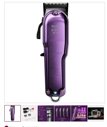 Wahl 5 Star Legend+ All-Metal Cord/Cordless Clipper - Purple #3027402 (Dual Voltage)
