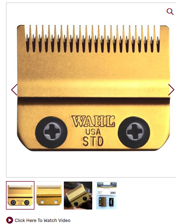 Wahl Stagger-Tooth Unique Blending Clipper Blade For 5 Star Cordless Magic Clip Gold #2161-700