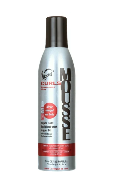 Vigorol Curling Mousse, 12 oz Moose Rojo