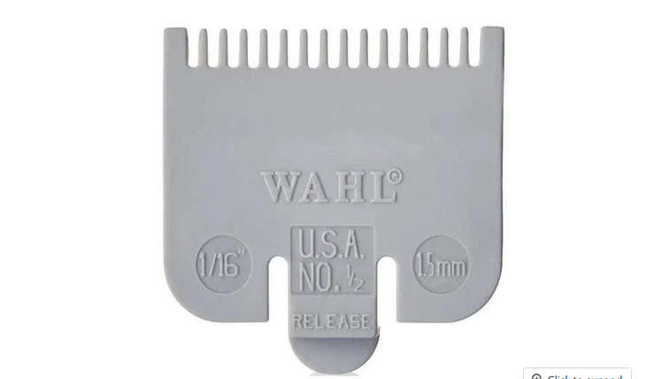 Wahl #1/2 Color Coded Clipper Guide #3137-101 Guias de wahl