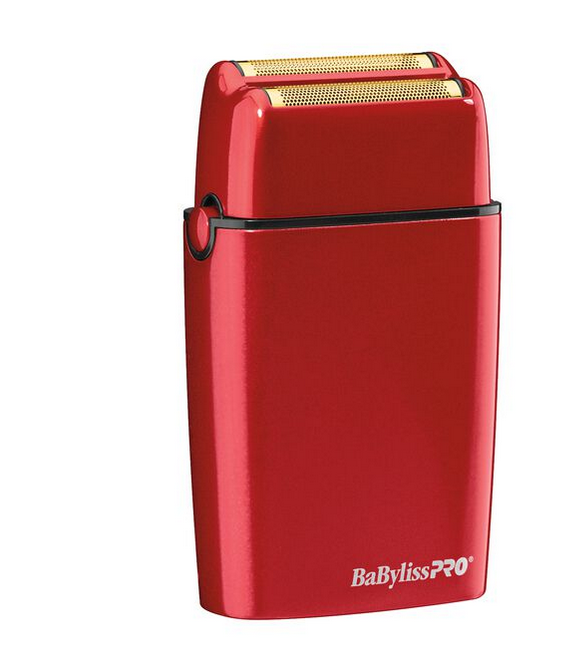 BaBylissPro Cordless Metal Double Foil Shaver RED FoilFx02 FXFS2R.