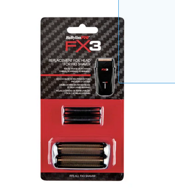BaBylissPRO FXX3 Foil Shaver Replacement Foil & Cutter - Black (FXX3RFB)
