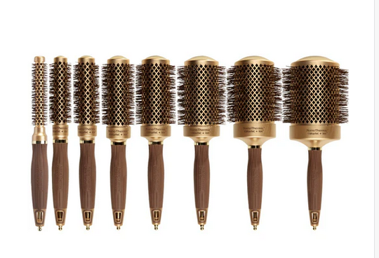 Olivia Garden NanoThermic Ceramic + Ion Barrel Brush Collection (NT)