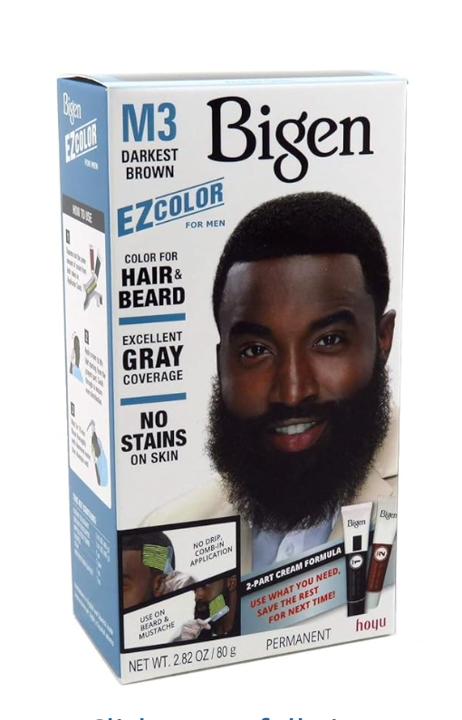 Bigen Ez Color For Men M4 Dark Brown Kit Color For Hair And Beard, 1 Count, 2 Pack (Copy) (Copy) (Copy)
