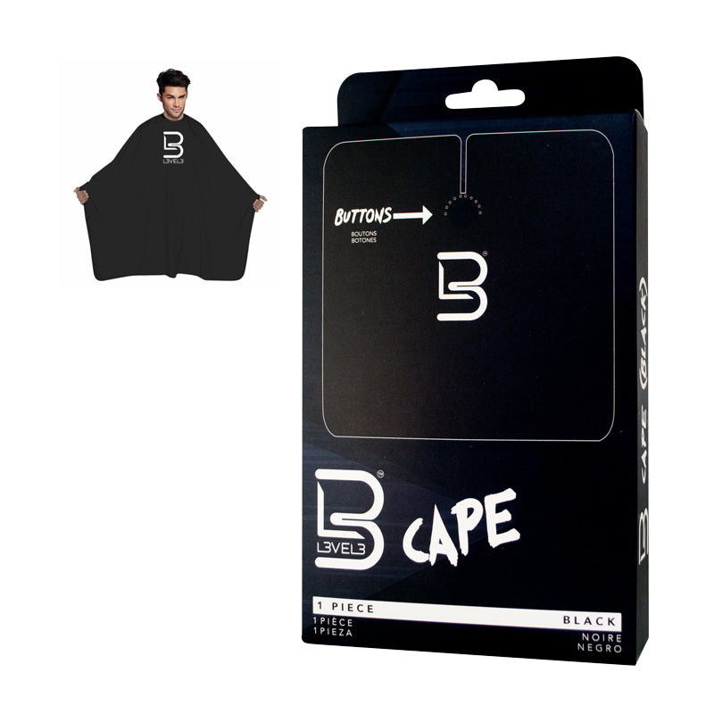 L3Vel3 Cape Black