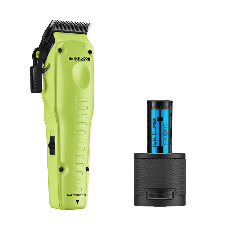 Babyliss Lo Pro Fxone Neon Clipper With Battery And Charger